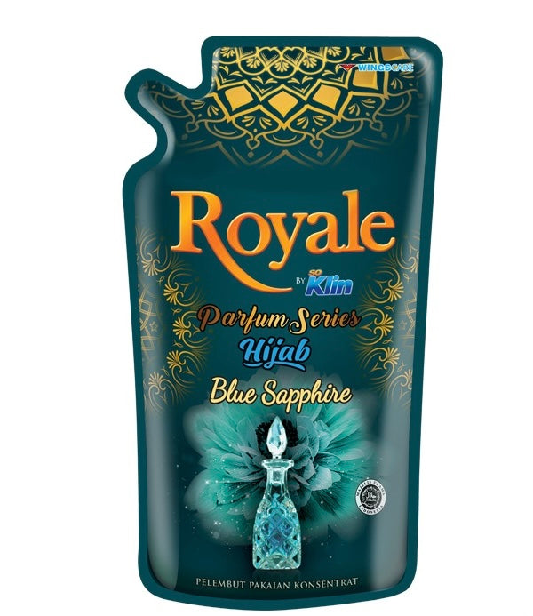 Royale by Soklin Blue Sapphire Hijab Clothes Softener and Fragrance 650ML