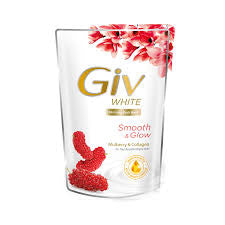 Giv White Smooth & Glow Mulberry & Collagen Body Wash Refill 400ml