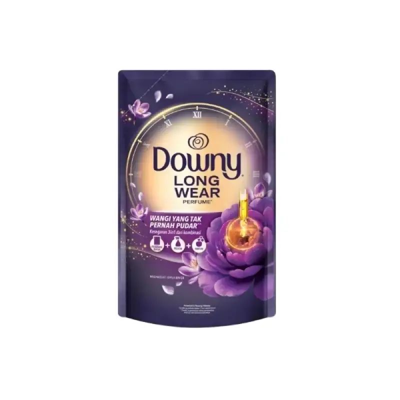 Downy Long-Wear Fabric Enhancer, Wrinkle Releaser & Softener – Midnight Opulence 500 ml