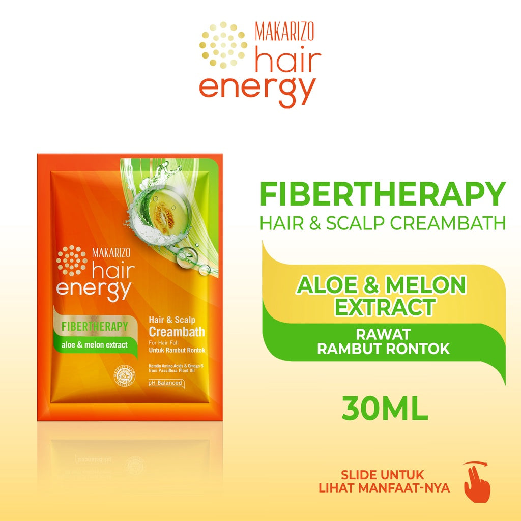 Makarizo Hair Energy Aloe & Melon Extract Cream Bath 30 ml