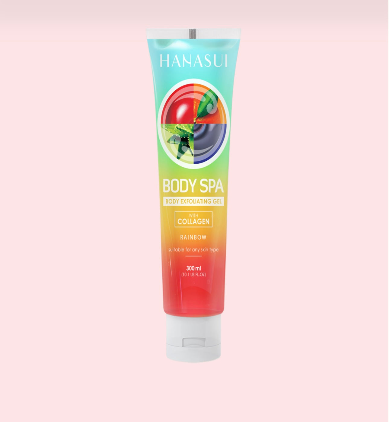 Hanasui Body Spa Exfoliating Gel - Rainbow 300ml