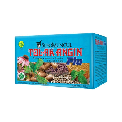 TOLAK ANGIN SIDOMUNCUL HERBAL MEDICINE - TOLAK ANGIN FLU 12 Pack