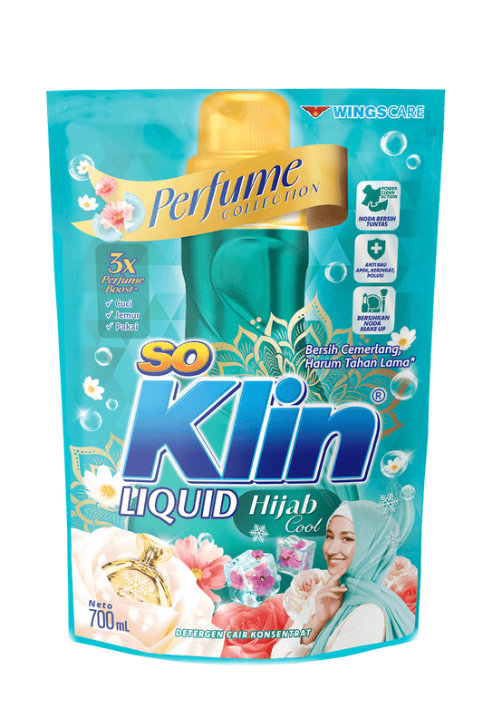 SoKlin Liquid Hijab Cool Liquid Detergent 700ml