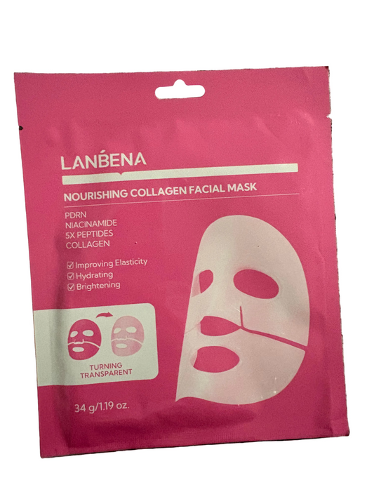 Lanbena Nourishing Collagen Facial Mask (1 Mask per pack)