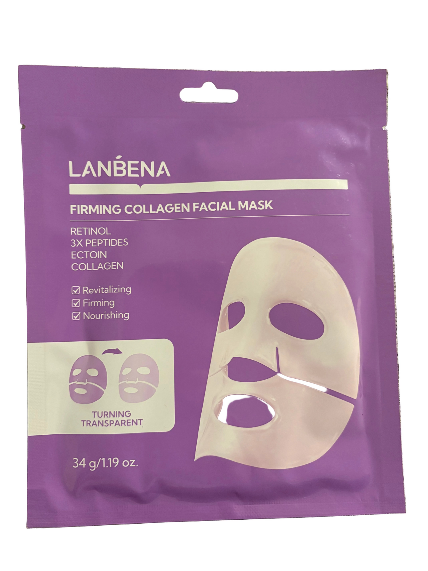 Lanbena Firming Collagen Facial Mask (1 Mask per pack)